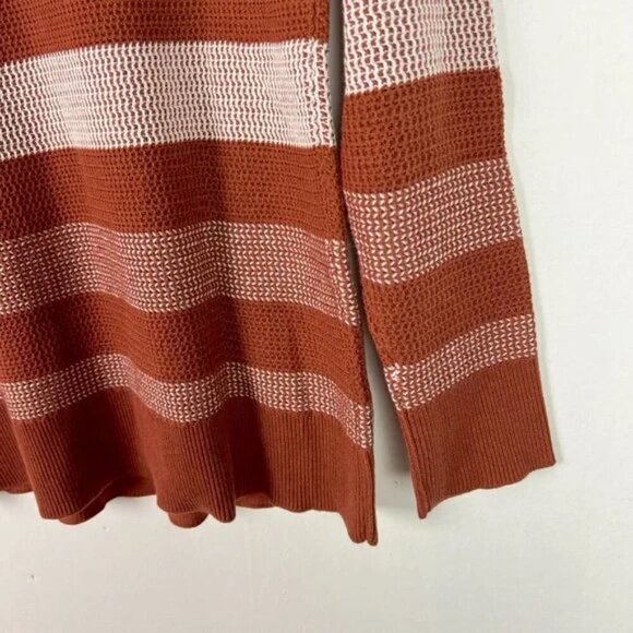 NWT Stitch Fix Market & Spruce Tawnee Cotton Blend Waffle Stitch Sweater Large L - Picture 11 of 12